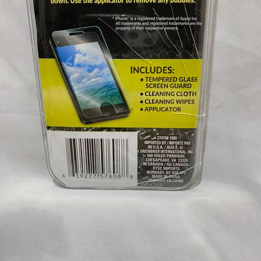 iPhone X and XS Shatter Resistant Tempered Glass Screen Protector